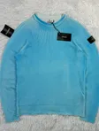 Stone Island Stone Island Burgundy Mock Neck Hand Dyed Jumper