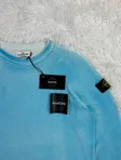 Stone Island Stone Island Burgundy Mock Neck Hand Dyed Jumper