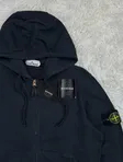 Stone Island Stone Island Garment Dyed Zip Hoodie 