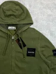 Stone Island Stone Island Garment Dyed Zip Hoodie 