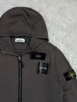Stone Island Stone Island Garment Dyed Zip Hoodie