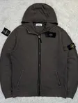 Stone Island Stone Island Garment Dyed Zip Hoodie
