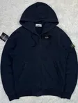 Stone Island Stone Island Garment Dyed Zip Hoodie