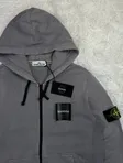 Stone Island Stone Island Garment Dyed Zip Hoodie