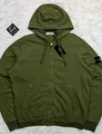 Stone Island Stone Island Garment Dyed Zip Hoodie 