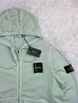 Stone Island Stone Island Garment Dyed Zip Hoodie
