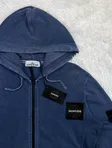 Stone Island Stone Island Garment Dyed Zip Hoodie 