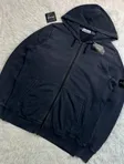 Stone Island Stone Island Garment Dyed Zip Hoodie 