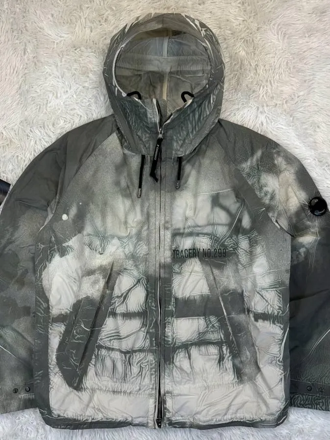 CP Company C.P. Company Green Tracery Lens Viewer Jacket