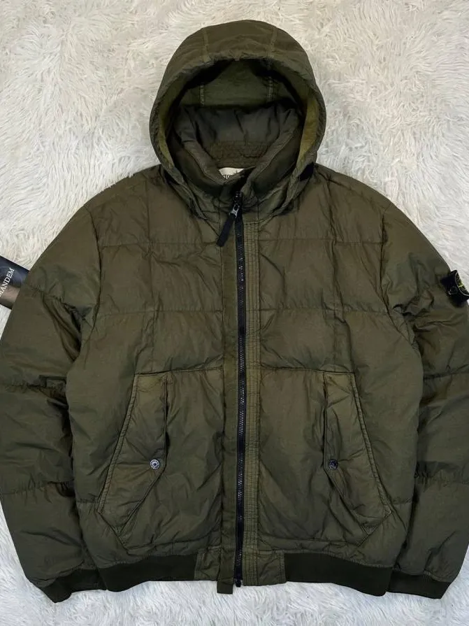 Stone Island Stone Island Garment Dyed Crinkle Reps Ny Down