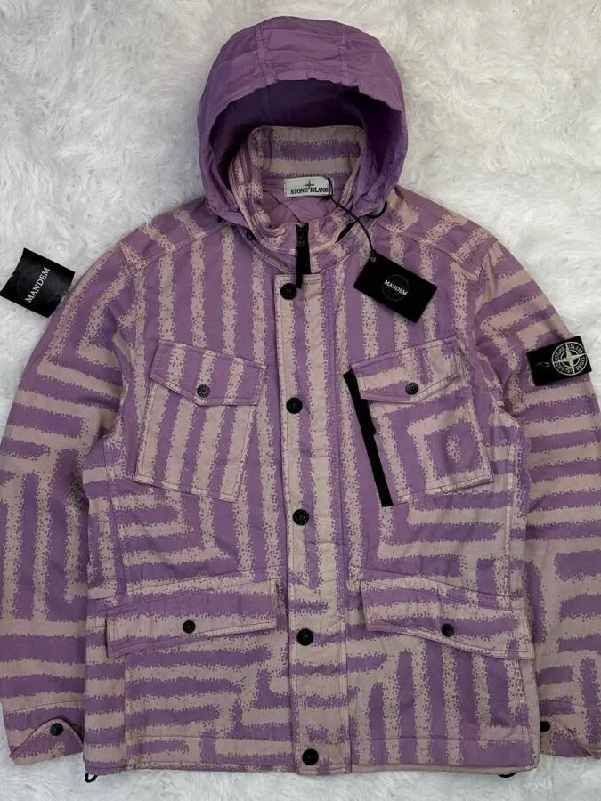 Stone Island Stone Island Raso Di Cotone Stampato OVD