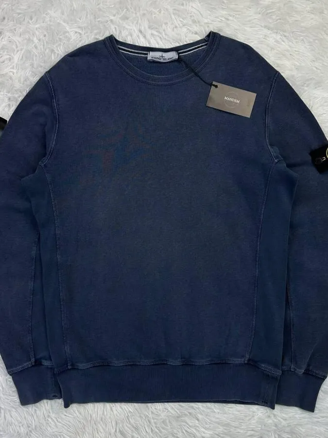Stone Island Stone Island Garment Dyed Sweatshirt