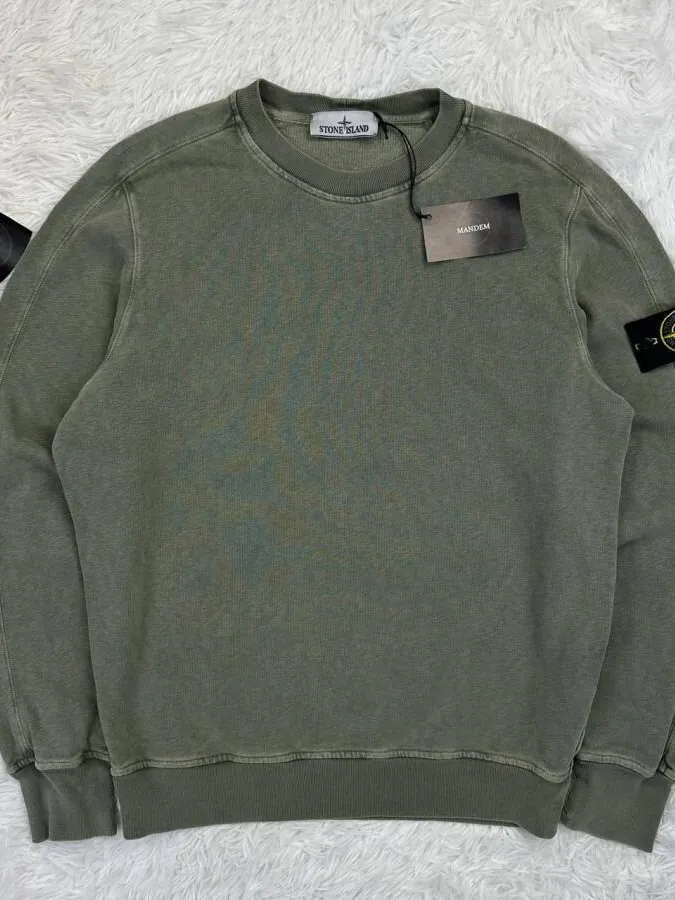 Stone Island Stone Island Garment Dyed Sweatshirt