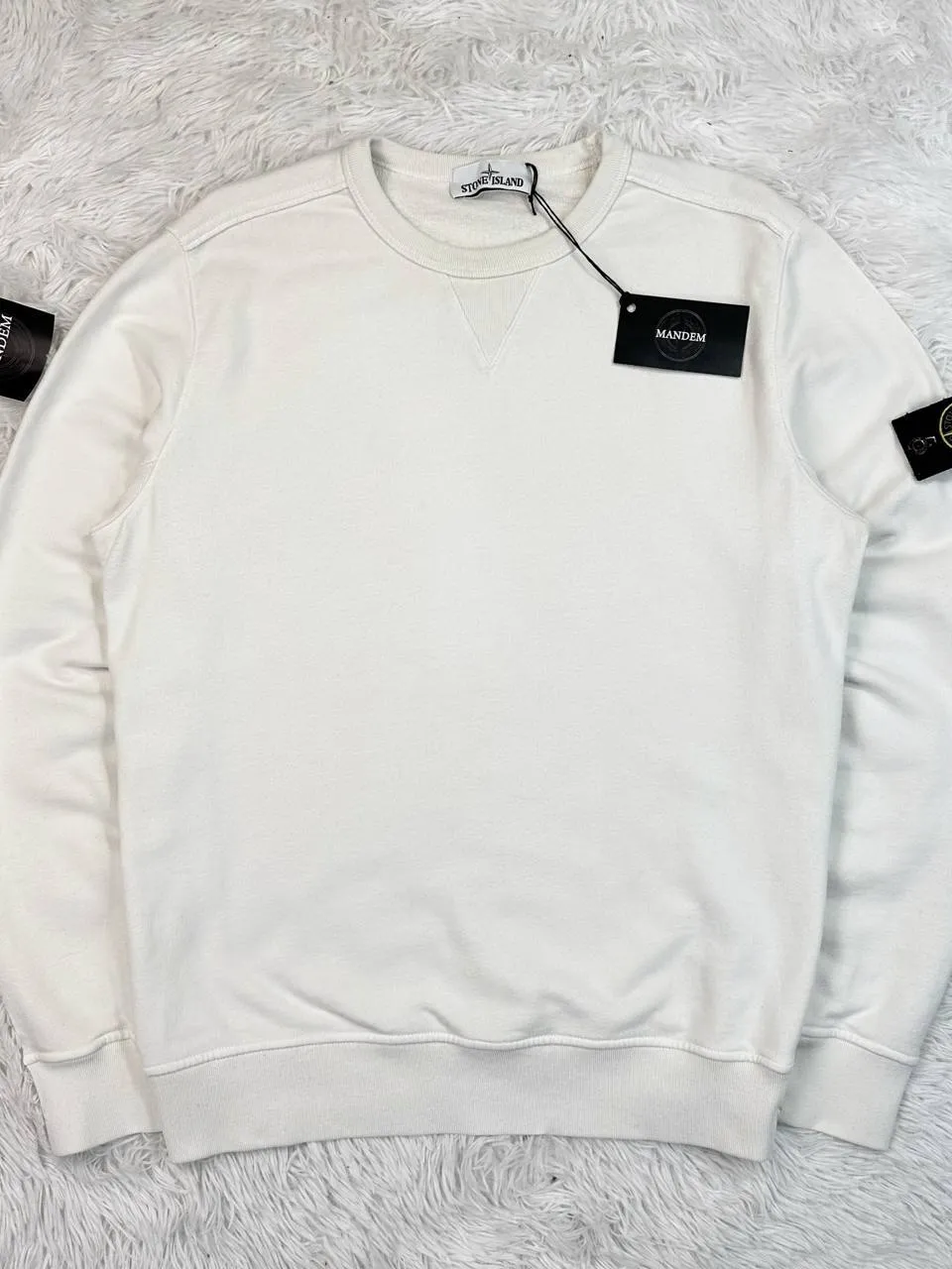 Stone Island Stone Island Garment Dyed Sweatshirt 