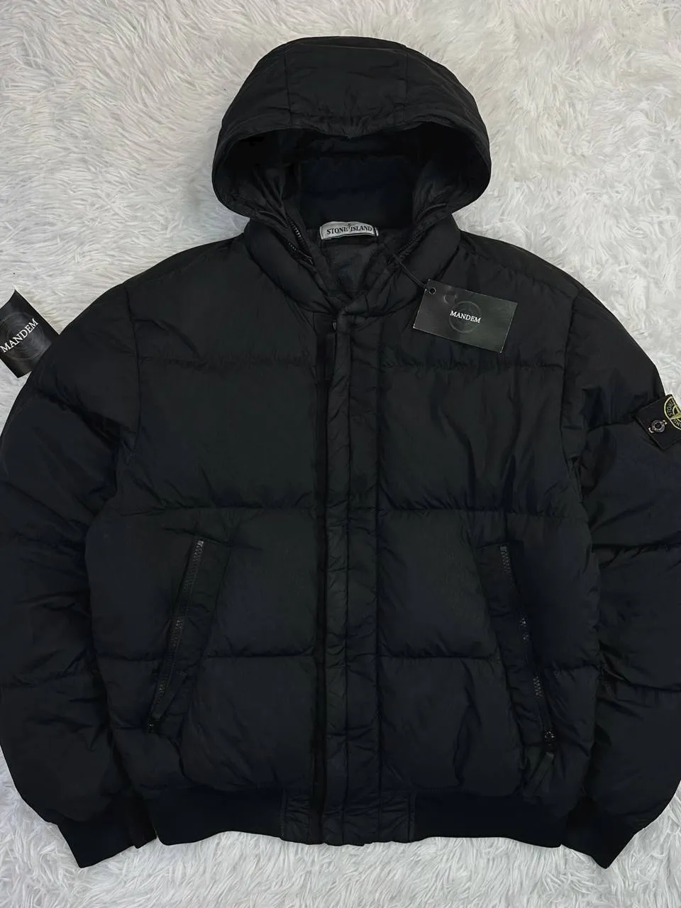 Stone Island Stone Island Garment Dyed Crinkle Reps Ny Down
