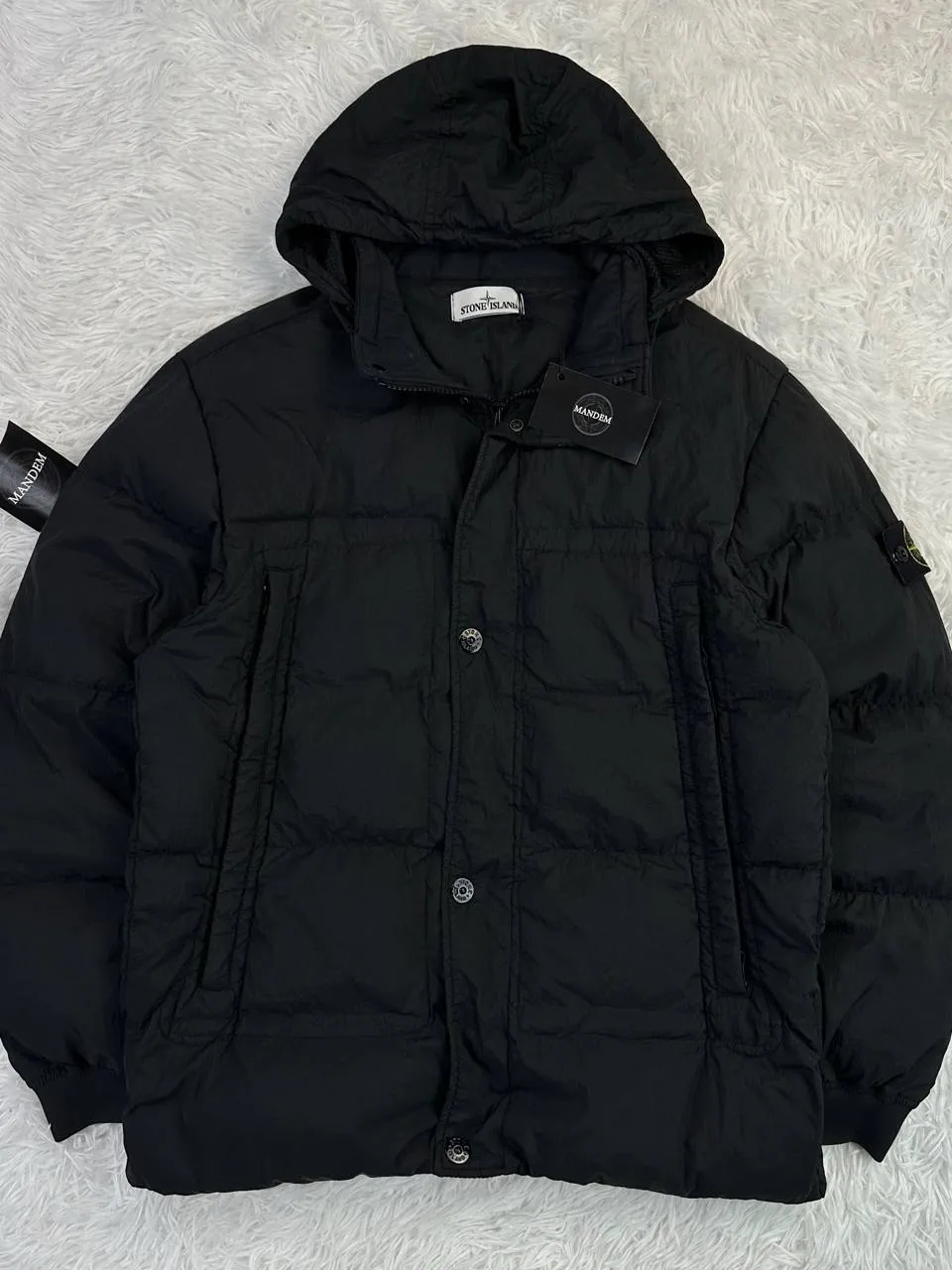 Stone Island Stone Island Garment Dyed Crinkle Reps Ny Down