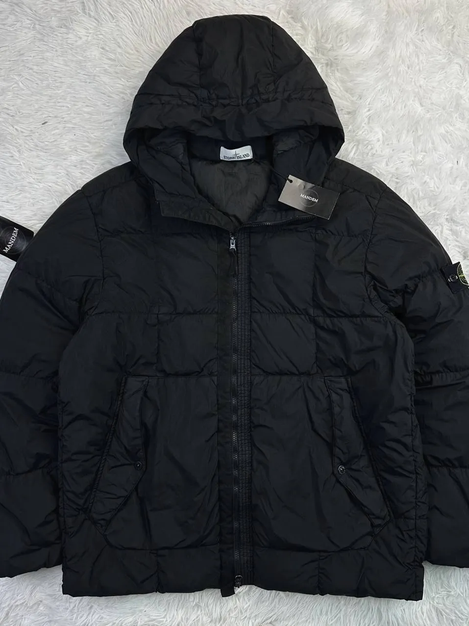 Stone Island Stone Island Garment Dyed Crinkle Reps Ny Down