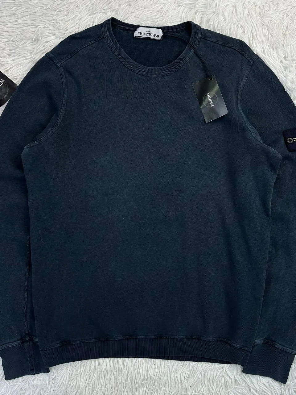 Stone Island Stone Island Garment Dyed Sweatshirt 