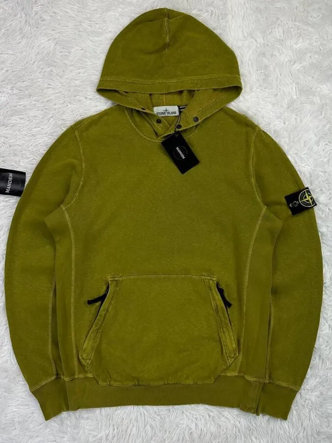 Stone Island Stone Island Garment Dyed Hoodie