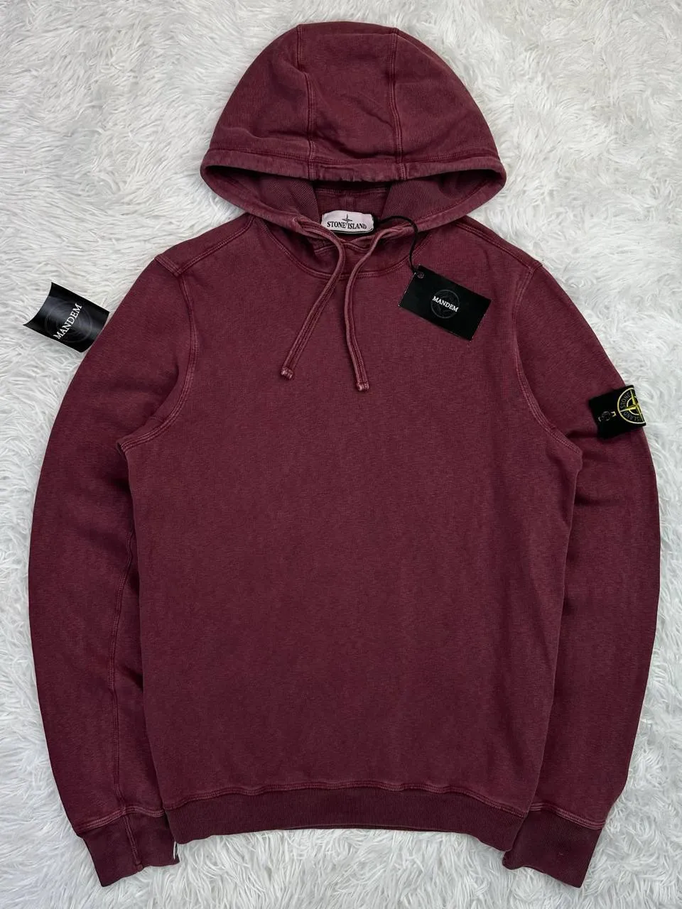 Stone Island Stone Island Garment Dyed Hoodie