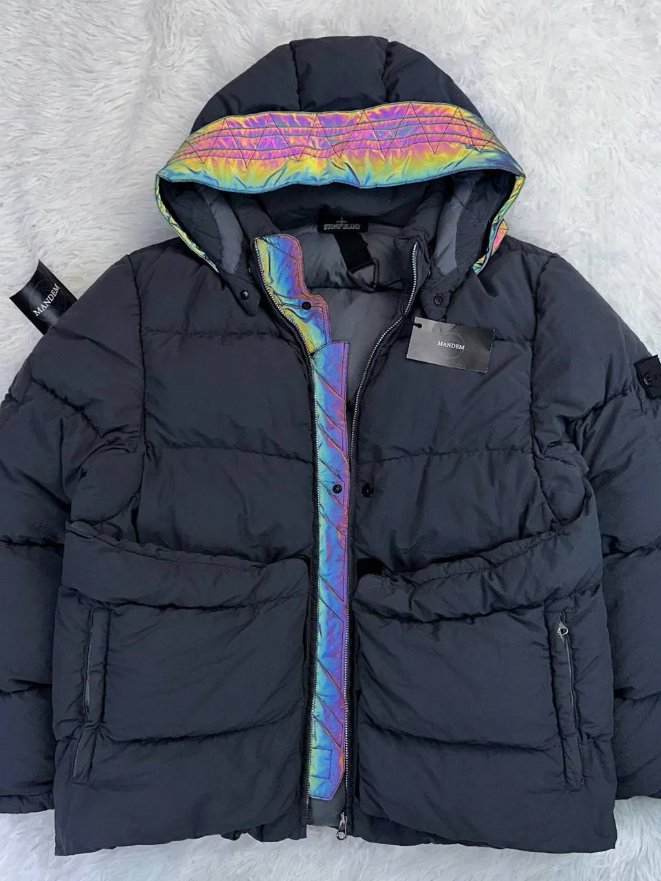 Stone Island Stone Island Shadow Project Naslan Garment Dyed Reflective Jacket 