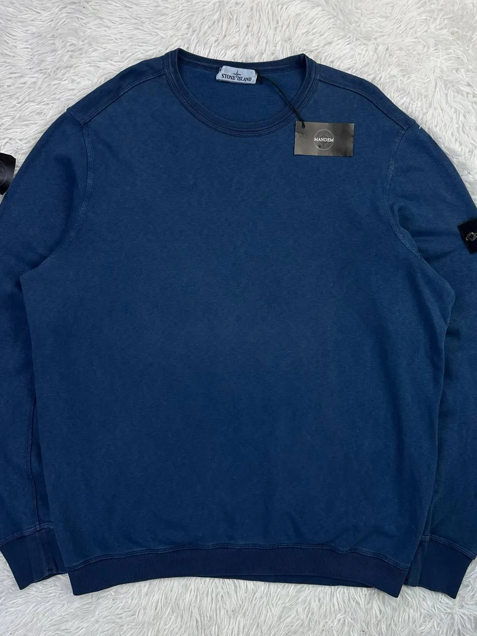 Stone Island Stone Island Garment Dyed Sweatshirt 