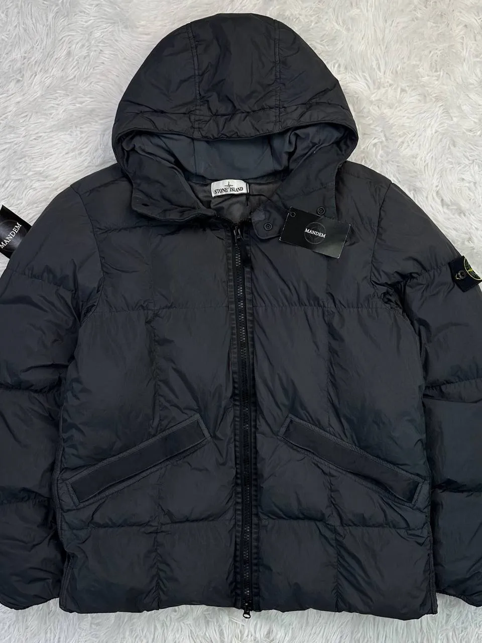 Stone Island Stone Island Garment Dyed Crinkle Reps Ny Down