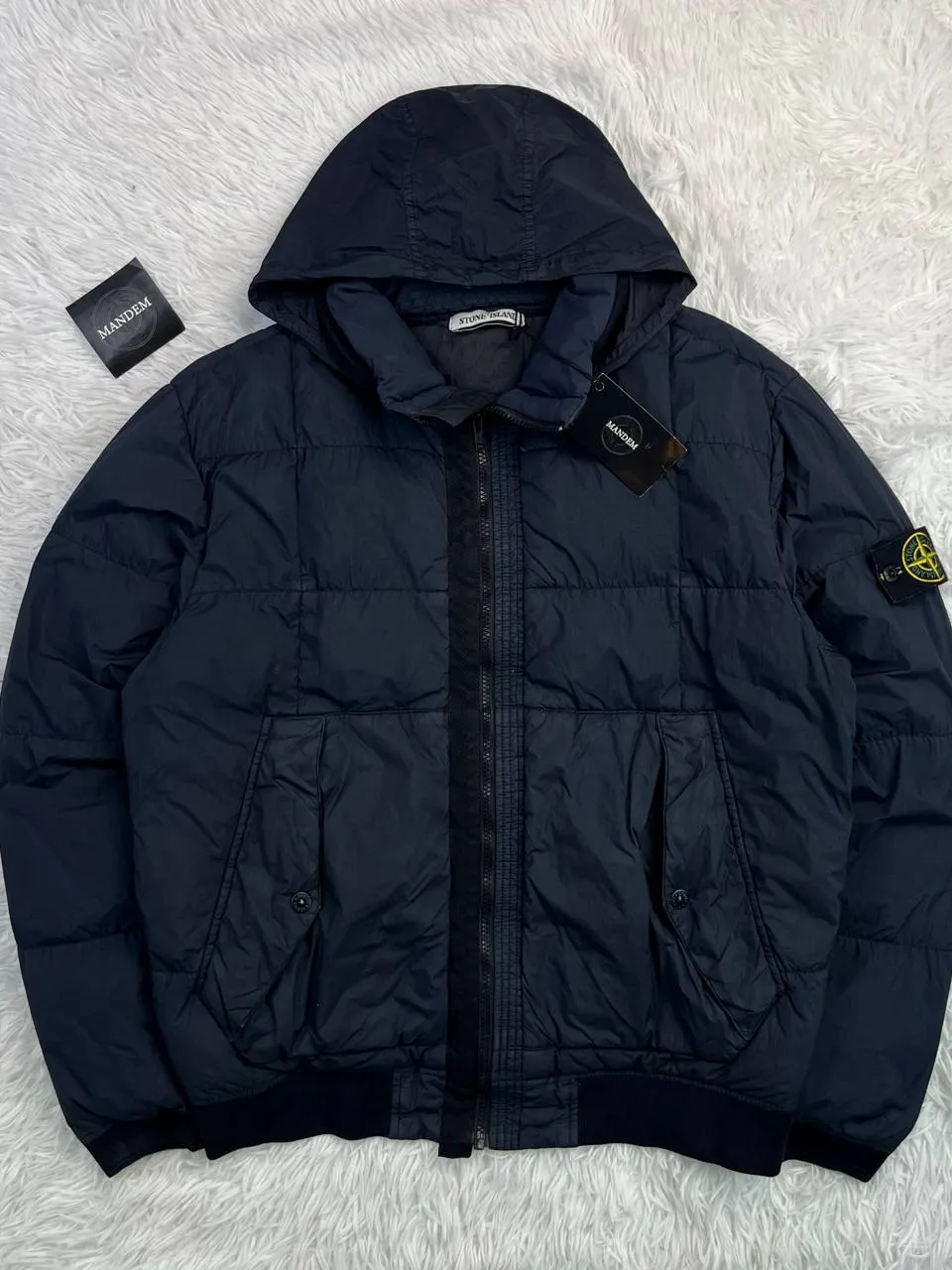 Stone Island Stone Island Garment Dyed Crinkle Reps NY Down 