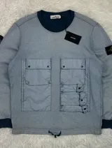 Stone Island Stone Island Tala Placcata Pocket Sweatshirt