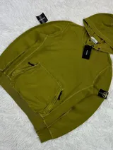 Stone Island Stone Island Garment Dyed Hoodie