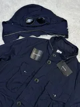 CP Company C.P. Company Giacca Chrome Garment Dyed Nylon Multipocket Jacket