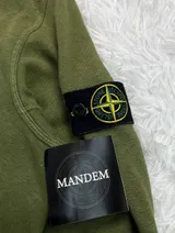 Stone Island Stone Island Garment Dyed Zip Hoodie 