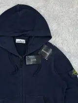 Stone Island Stone Island Garment Dyed Zip Hoodie