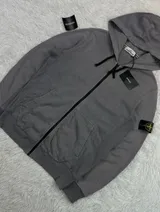 Stone Island Stone Island Garment Dyed Zip Hoodie