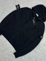 Stone Island Stone Island Garment Dyed Zip Hoodie 