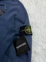 Stone Island Stone Island Garment Dyed Zip Hoodie 