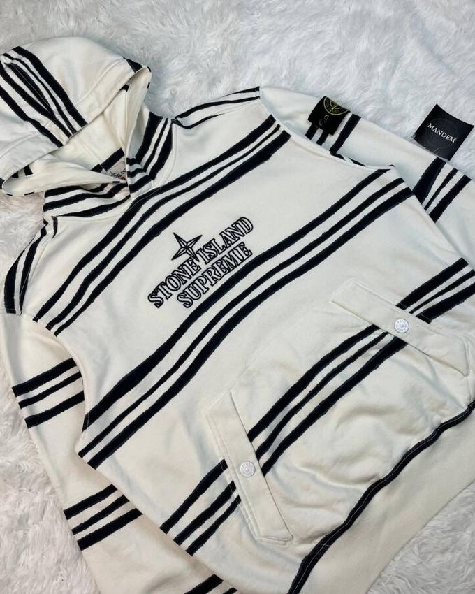 Stone Island x Supreme Hoodie