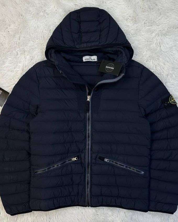 Stone Island Loom Woven Down Chambers Stretch