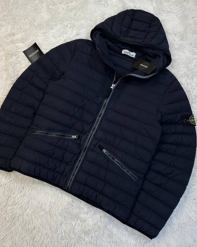 Stone Island Loom Woven Down Chambers Stretch