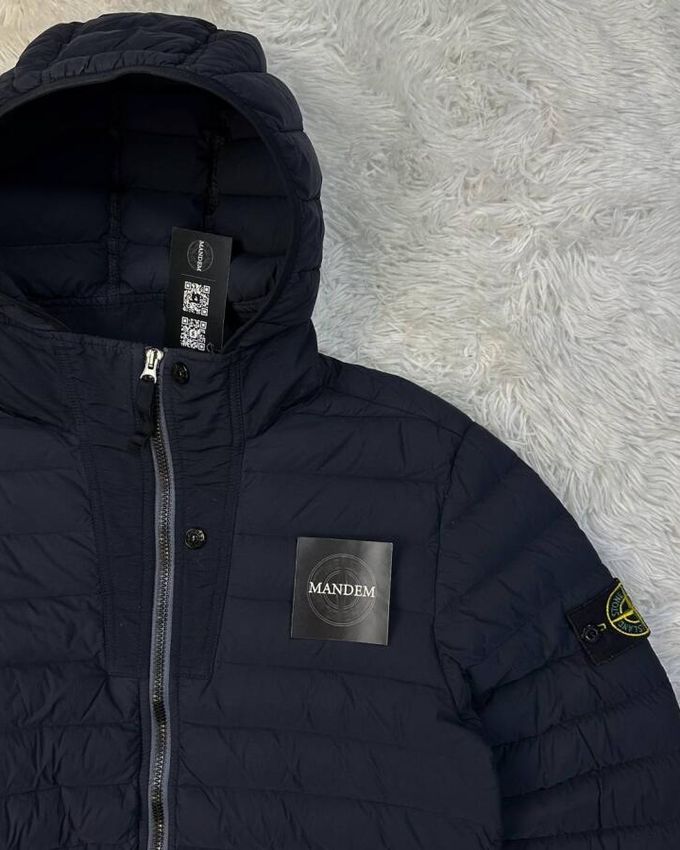 Stone Island Loom Woven Down Chambers Stretch