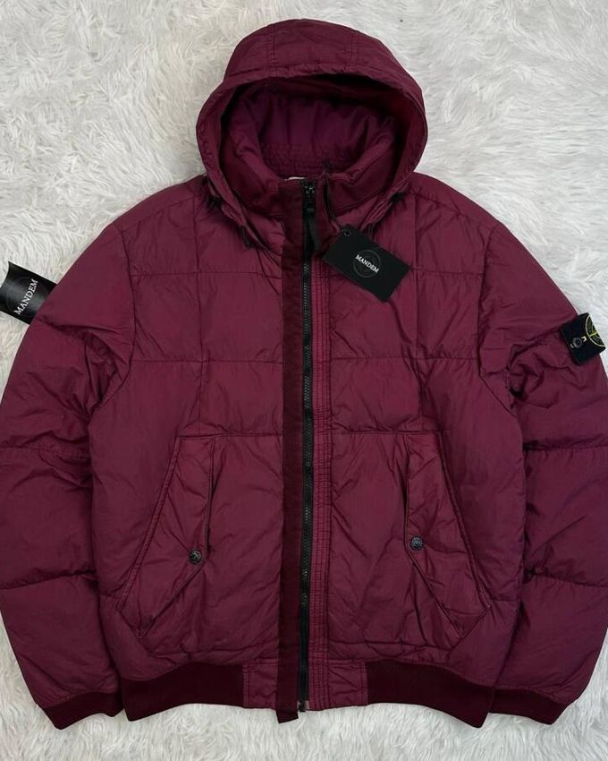 Stone Island Garment Dyed Crinkle Reps Ny Down