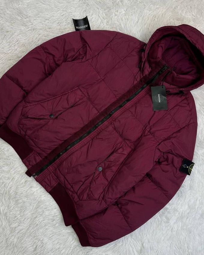 Stone Island Garment Dyed Crinkle Reps Ny Down