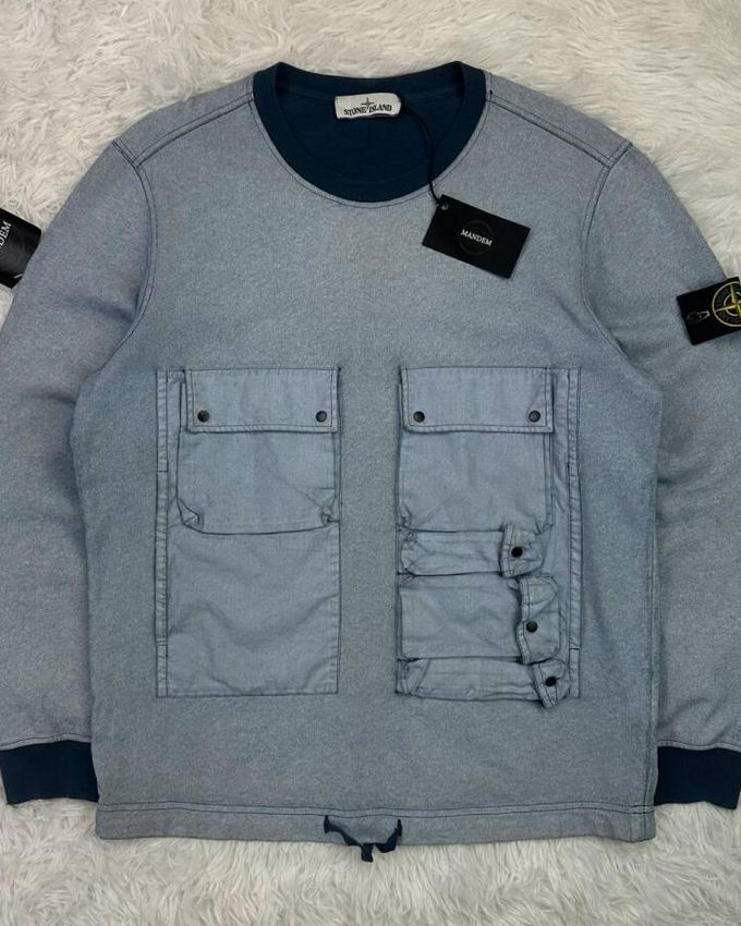 Stone Island Tala Placcata Pocket Sweatshirt