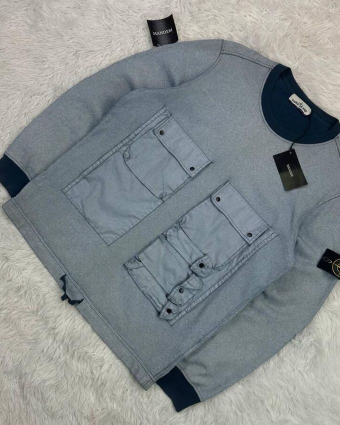 Stone Island Tala Placcata Pocket Sweatshirt