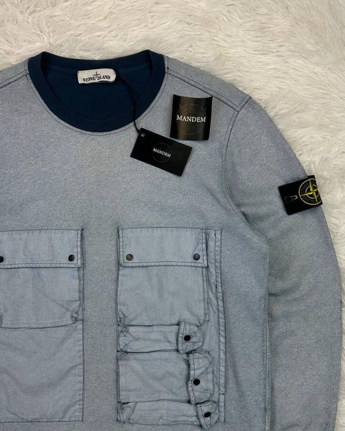 Stone Island Tala Placcata Pocket Sweatshirt