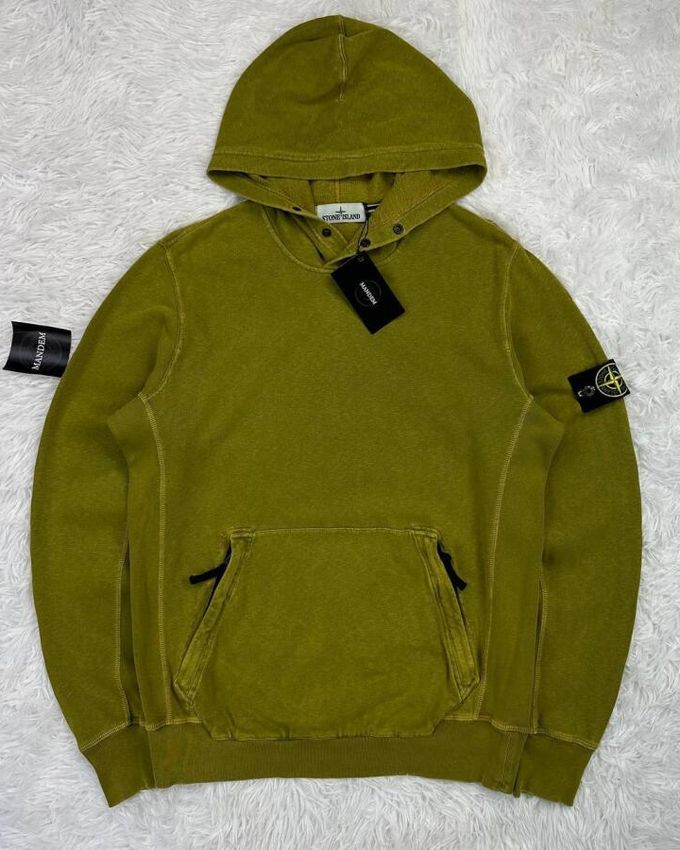Stone Island Garment Dyed Hoodie