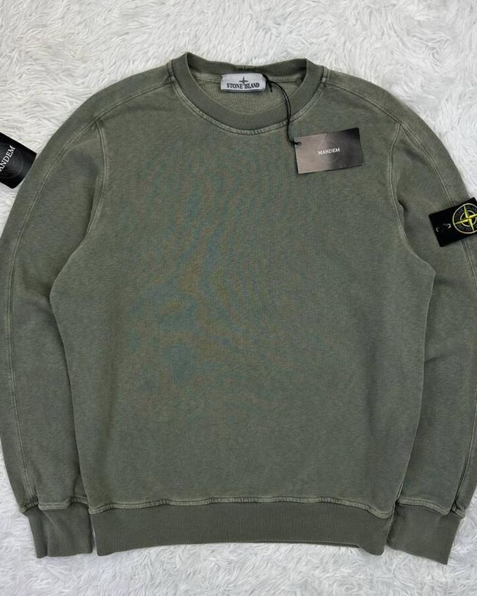 Stone Island Garment Dyed Sweatshirt