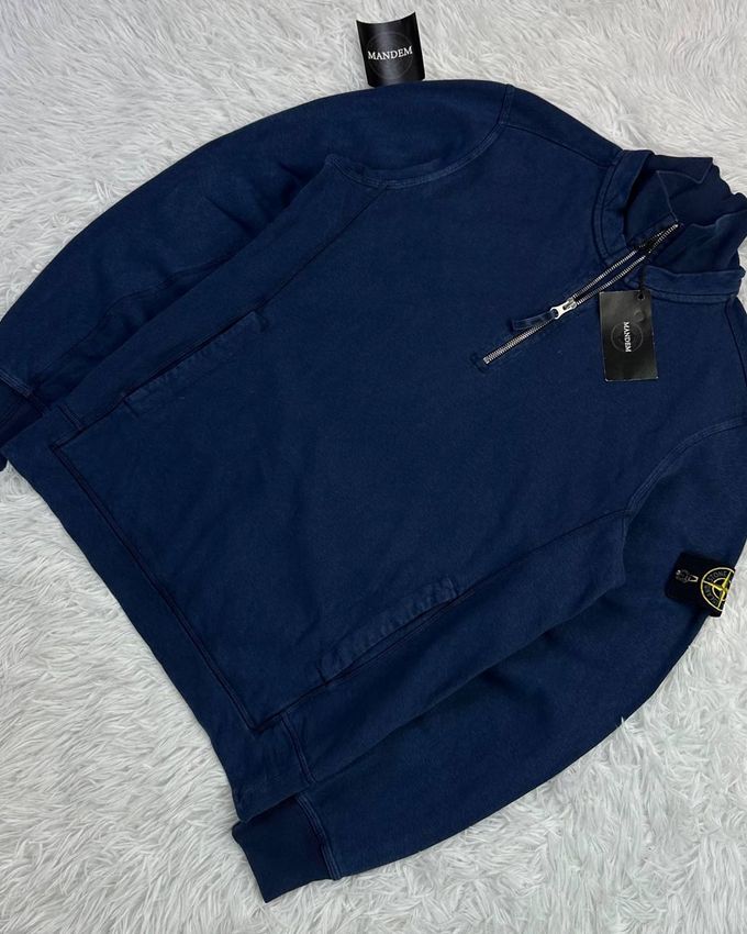 Stone Island Garment Dyed 1/4 Zip