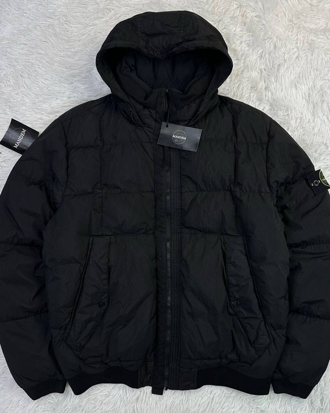 Stone Island Garment Dyed Crinkle Reps Ny Down Jacket