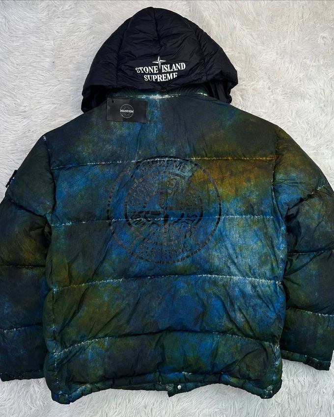 Stone Island х Supreme Paintball Camouflage Reps Ny Down TC